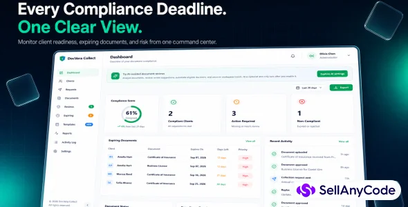 DocVera Collect Document Compliance Manager — cover
