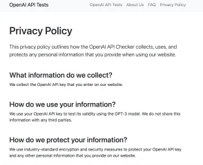 OpenAI API Validation Tool - Test Your API Key with GPT-3 | Validate OpenAI API Access