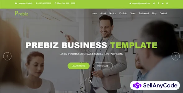 Prebiz Digital Corporate Business Template