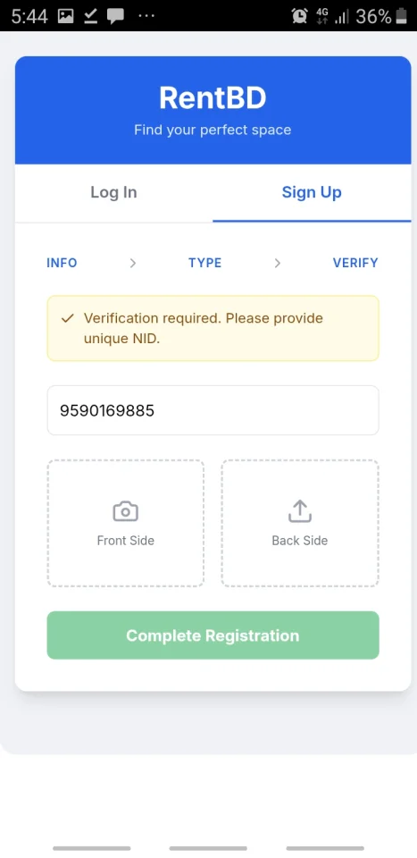 RentBD — screenshot 1
