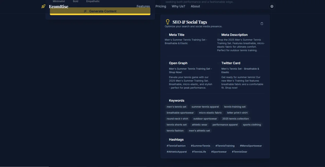 EcomRise — screenshot 5