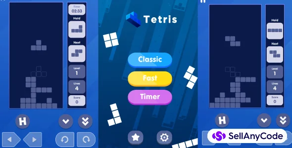 Brick Classic Tetris — cover
