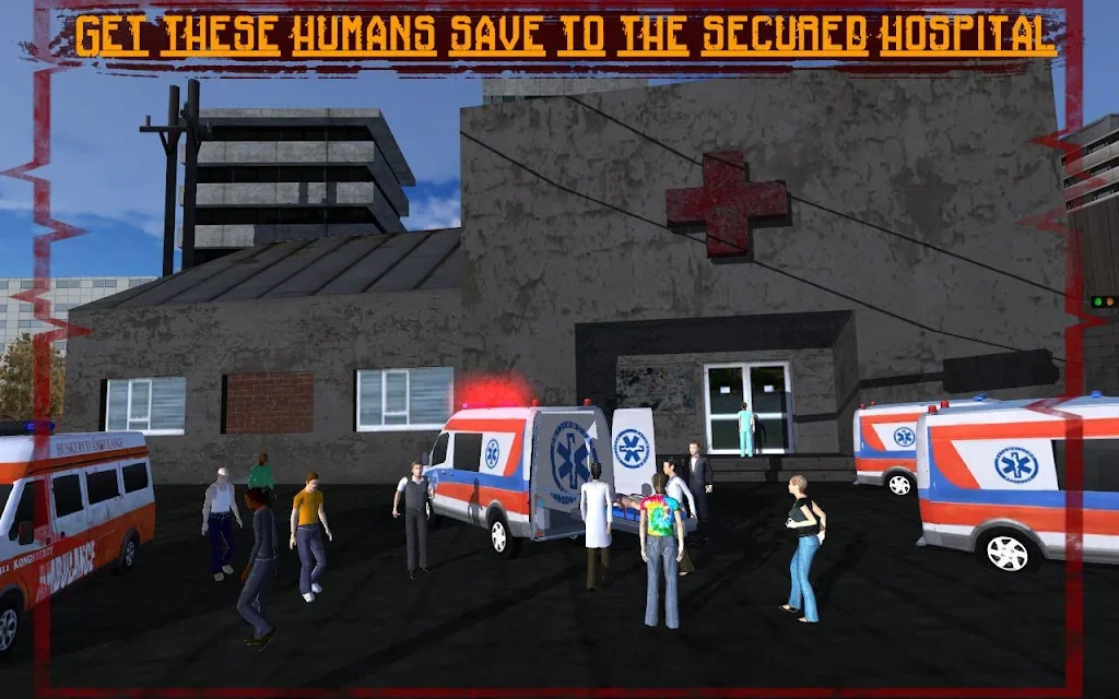Ambulance Rescue Drive: Zombie — screenshot 2