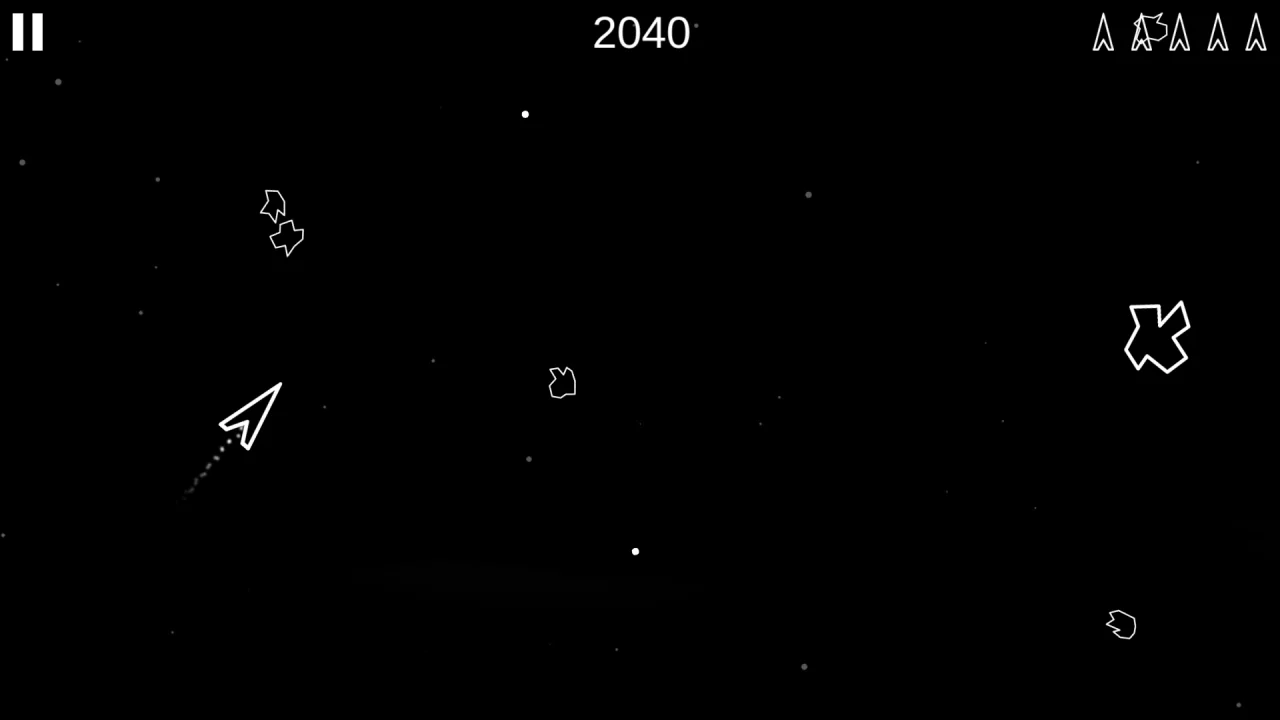 Asteroids - Unity Retro Game with AdMob Ads — screenshot 3