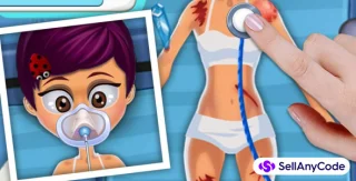 Ready to Publish Hospital Doctor Games Unity Project - Made with Your Own Name and Ads Id
