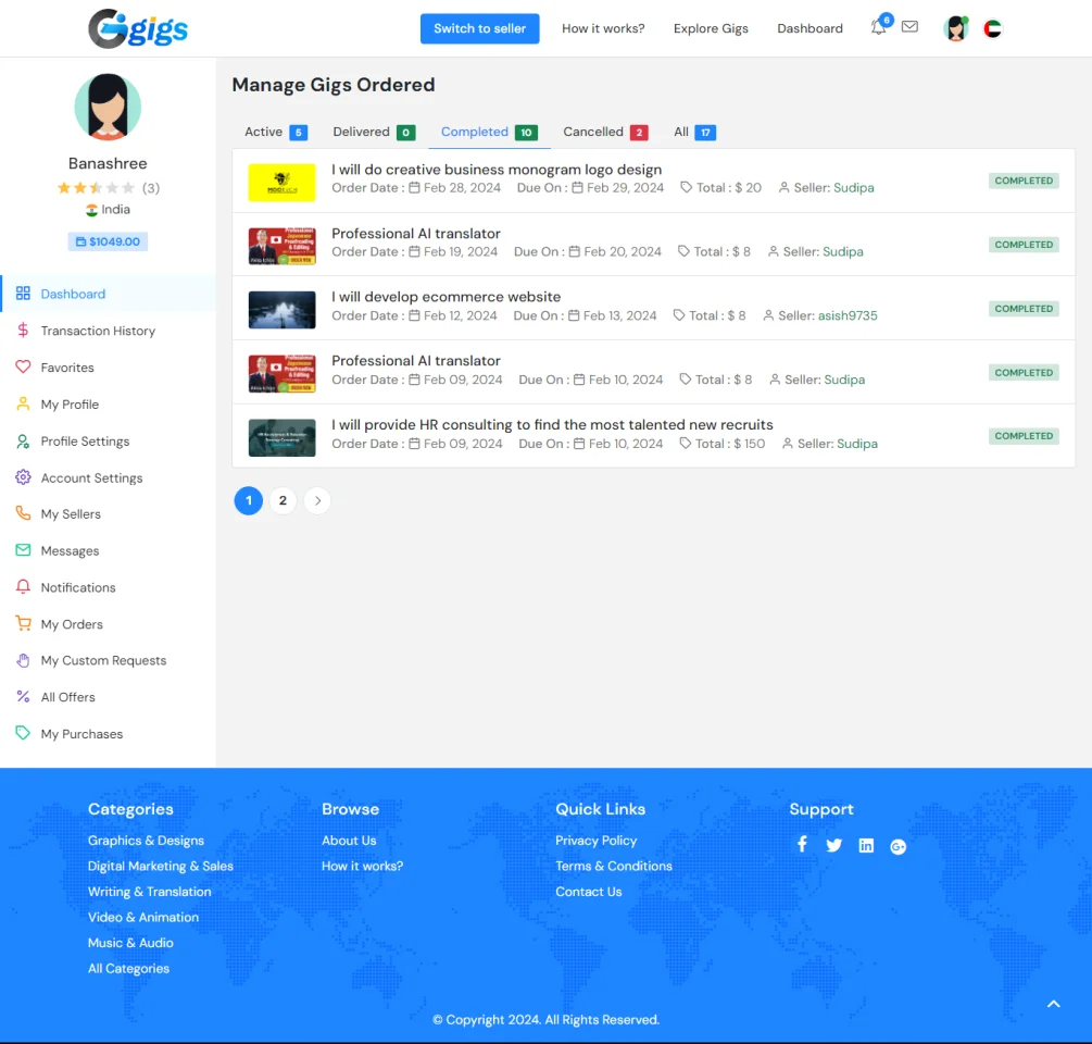 Best Fiverr Script I Fiverr Clone Script — screenshot 3