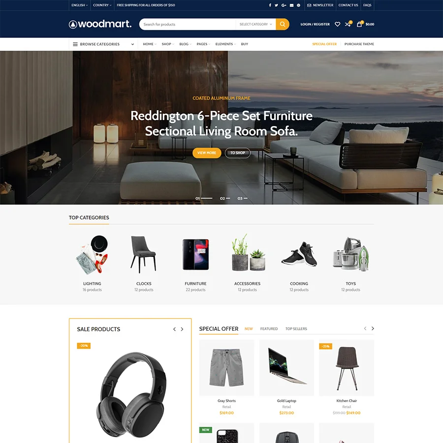 WoodMart 6.0.2 – Responsive WooCommerce WordPress Theme — screenshot 8
