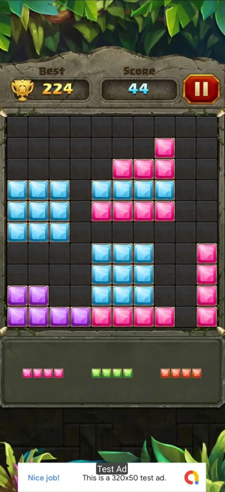 Jewel Block Puzzle Unity Source Code - 10 Ad Networks — screenshot 2