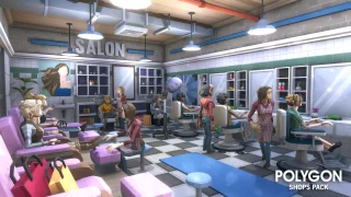 POLYGON - Shops Pack - Art by Synty