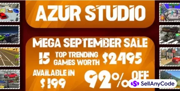 Azur Studio’s September Exclusive Offer:15 Top Trending Games