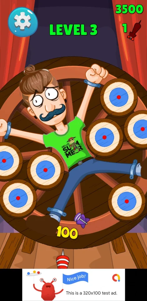 Circus Dart Wheel | Trending Game — screenshot 5