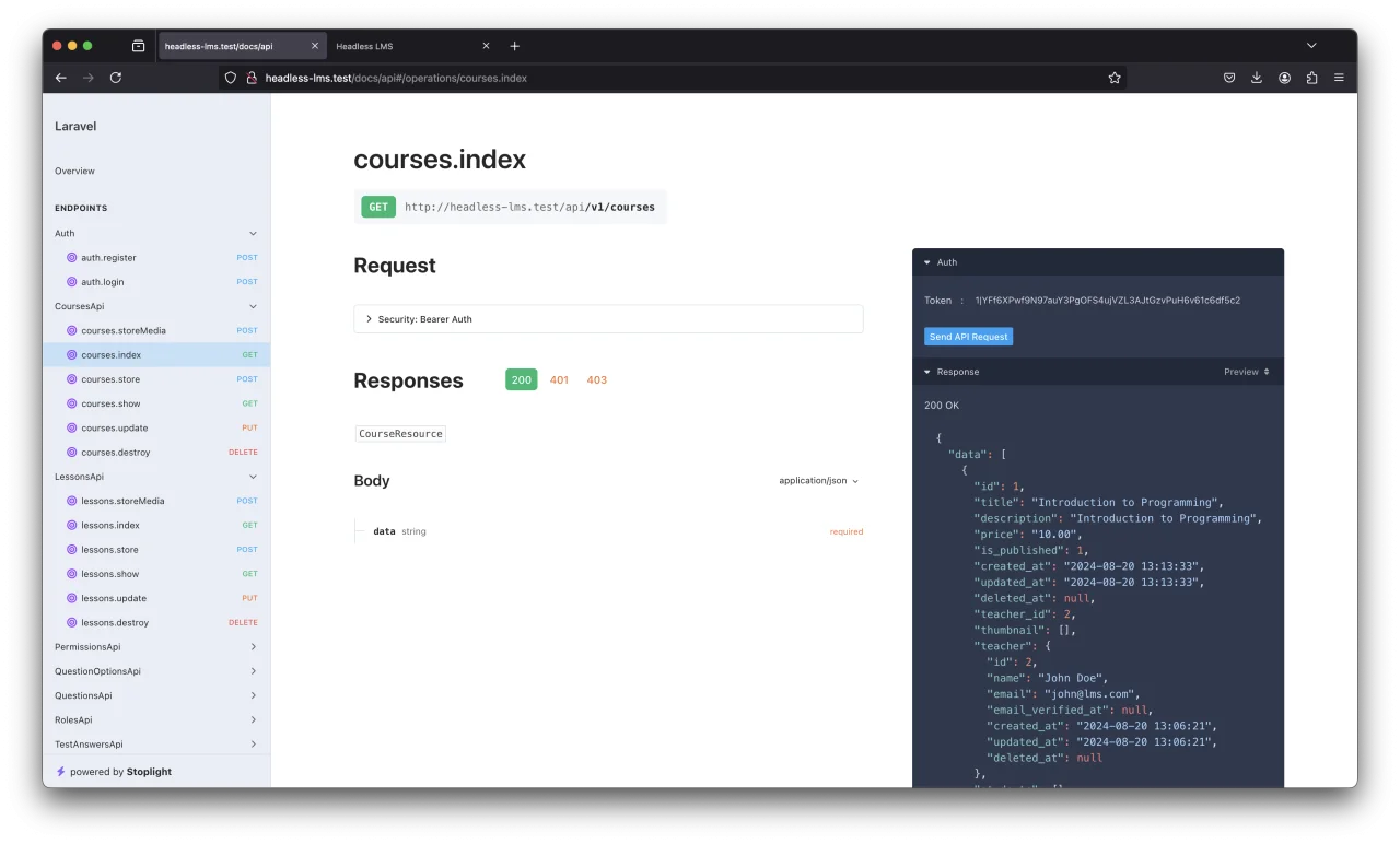 Headless LMS — screenshot 3