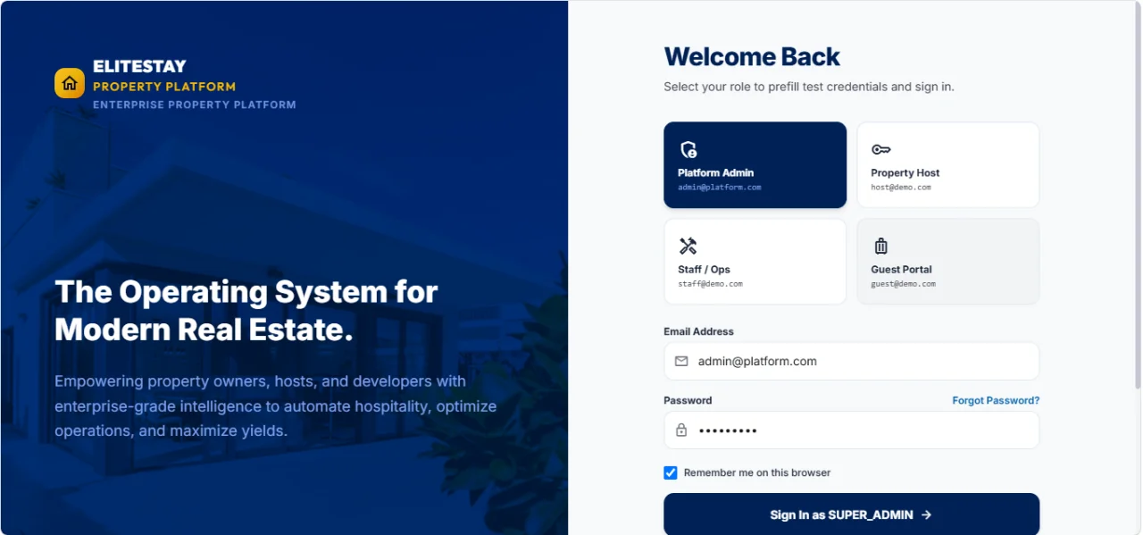 EliteStay – Property Management System & Vacation Rental Software — screenshot 3