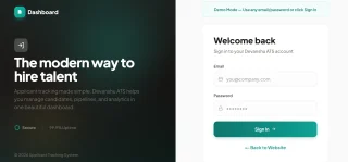 Devanshu ATS - Applicant Tracking System (Next.js 15)