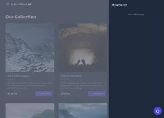 eCommerce WEB App with Chat AI