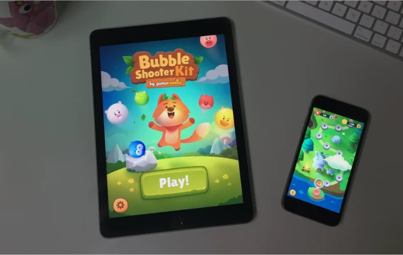 Bubble Shooter Kit + PSD Sources Pack — screenshot 1