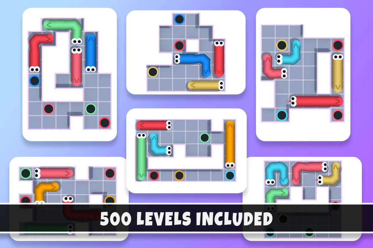 Snake Out | Unity 2D Puzzle Template + Editor — screenshot 2