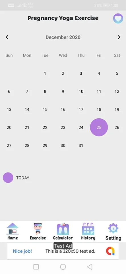 Android Pregnancy Exercise and Workout at Home (Fitness App) — screenshot 4
