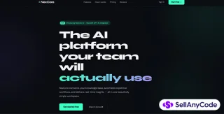 NexCore AI Platform Landing Page