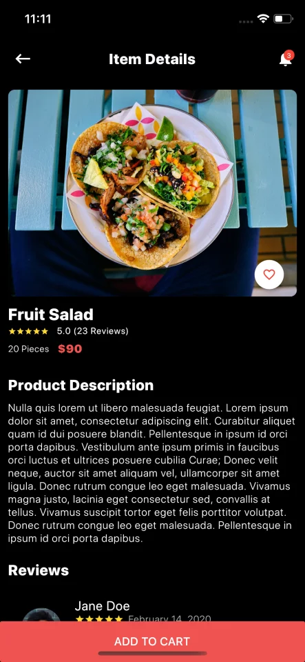 Resaurant App with Source Code — screenshot 5