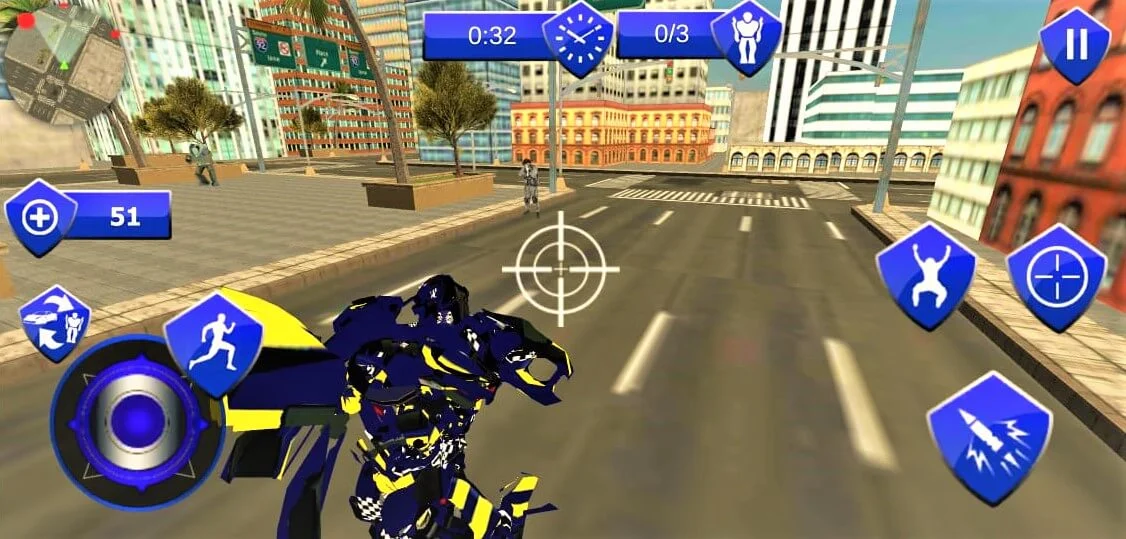 US Police Robot Car Revenge Transform 64 Bit Source Code — screenshot 5