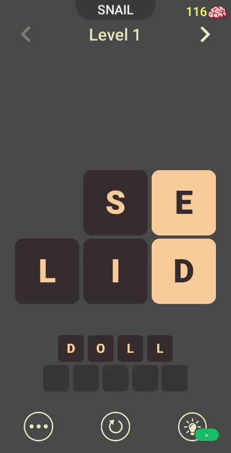 Word Link Game (Unity Game+AdMob+Android+iOS) — screenshot 1