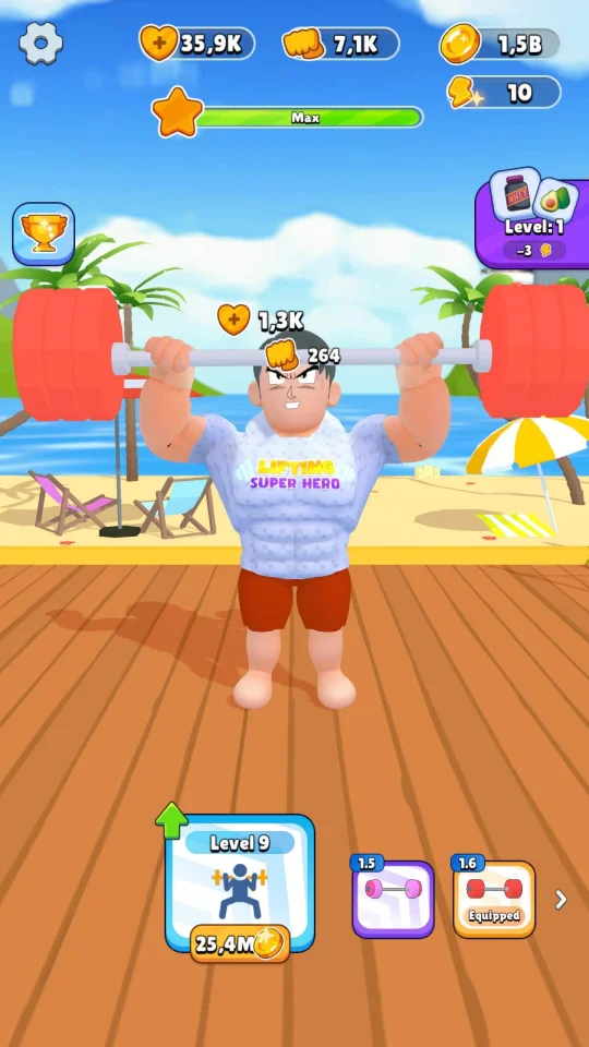 Gym Lifting Hero: Tile Master — screenshot 2