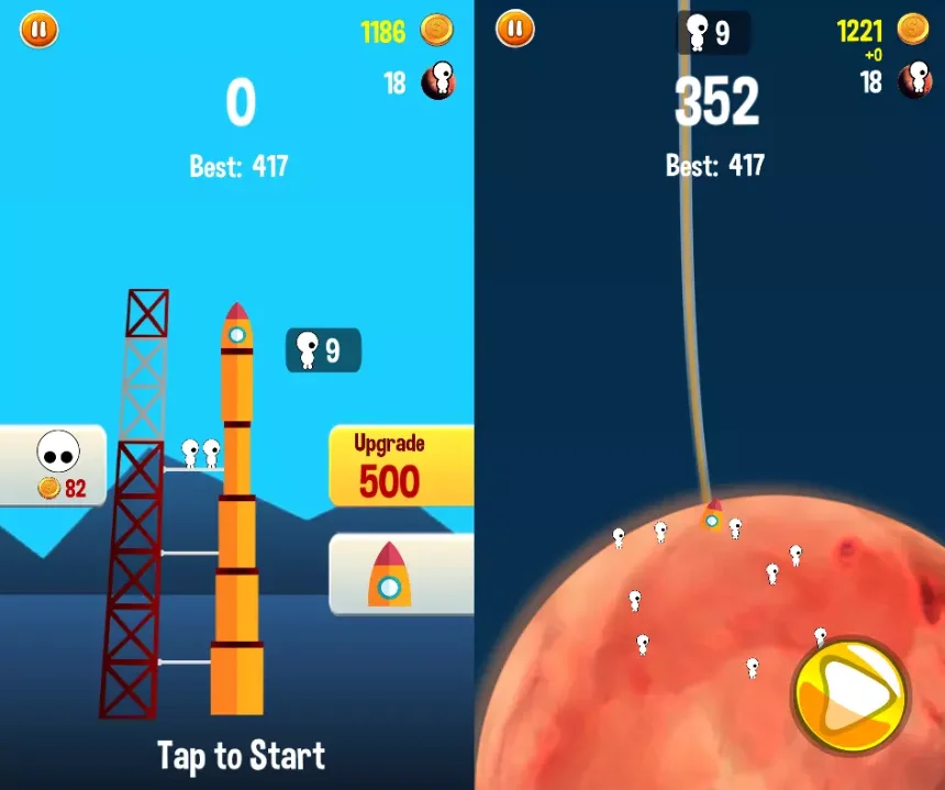 Space Frontier Complete Game Template — screenshot 2