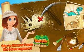 Dinosaur Bone Digging Games