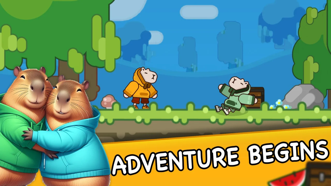 Capybara! Treasure World Rush — screenshot 2