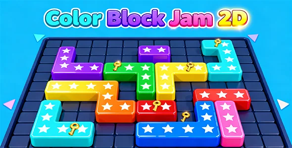 Color Block Jam 2D Unity Source Code — screenshot 1