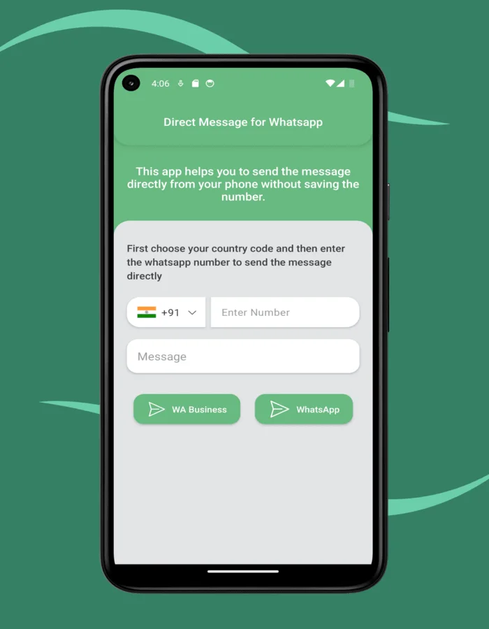 Direct Message for WhatsApp — screenshot 2