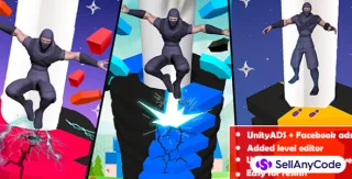 Stack Ninja Jumping Blast Fu‪N‬