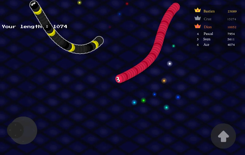 Slither.io - Unity Game Source Code Snake Battle Zone Game — screenshot 2