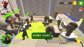 Merge Master Toilet War Fight