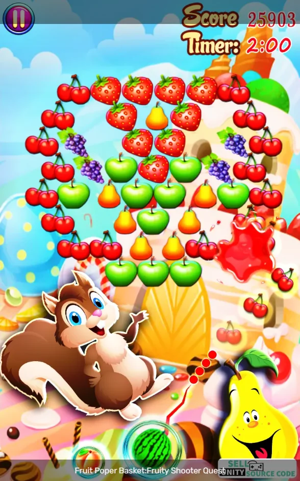 Fruit Poper Basket: Fruity Shooter Quest — screenshot 1