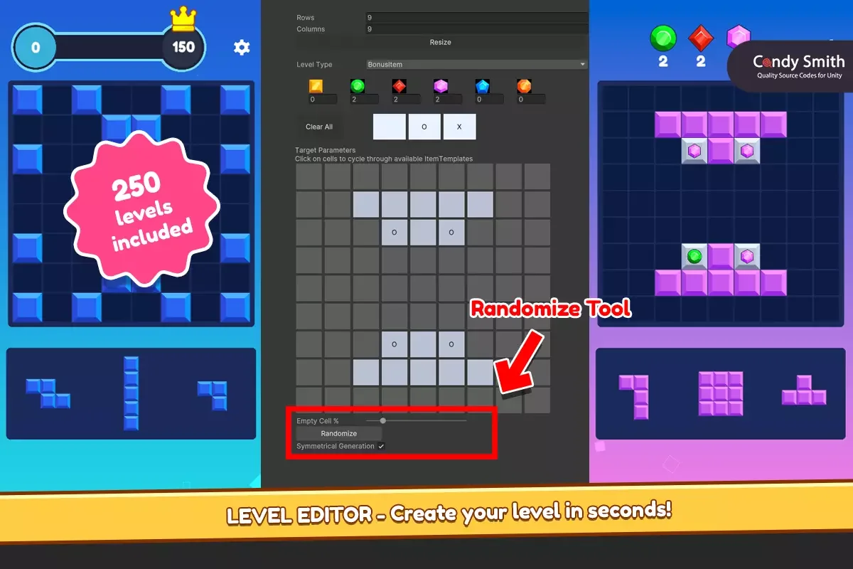 Block Blast Puzzle: Game Toolkit | 250 Levels — screenshot 9