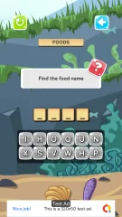 Word Quiz Game (Unity+AdMob+Android+iOS)