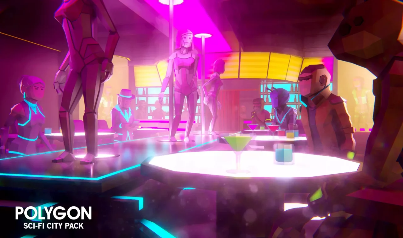 POLYGON Sci-Fi City - Low Poly 3D Art by Synty — screenshot 2