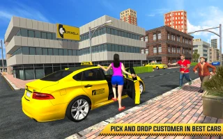 Crazy Passenger Taxi Driver – American Yellow Cabs