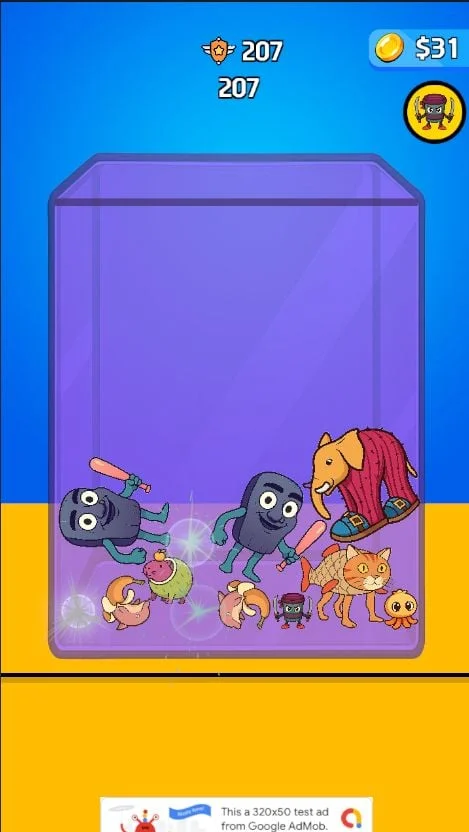 Brainrot Merge Drop Puzzle Game Unity Source Code — screenshot 5