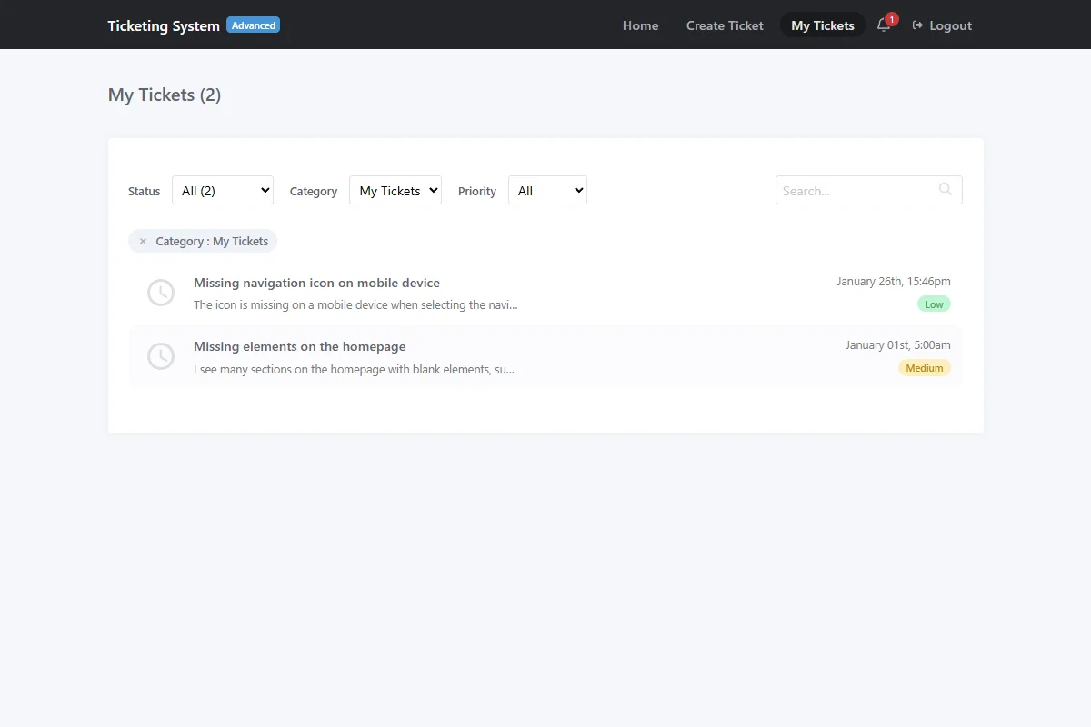 Advance Ticketing System — screenshot 3