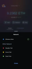 Digital/Crypto Wallet UI