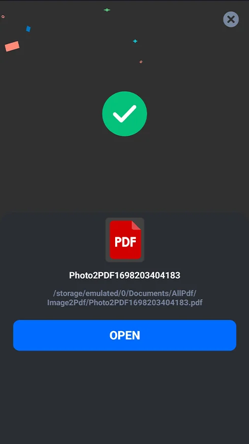 Image to PDF Converter - Android App Source Code — screenshot 4