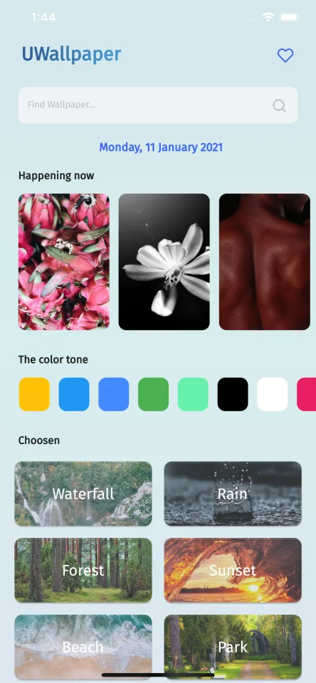 UWallpaper - Flutter v.2.10 App with GetX | Google AdMob | Pexels — screenshot 4