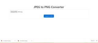 JPEG to PNG Converter (Website)