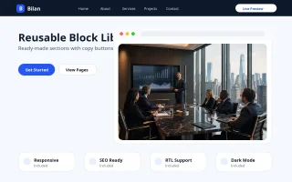Bilan - Multipurpose Business HTML Template