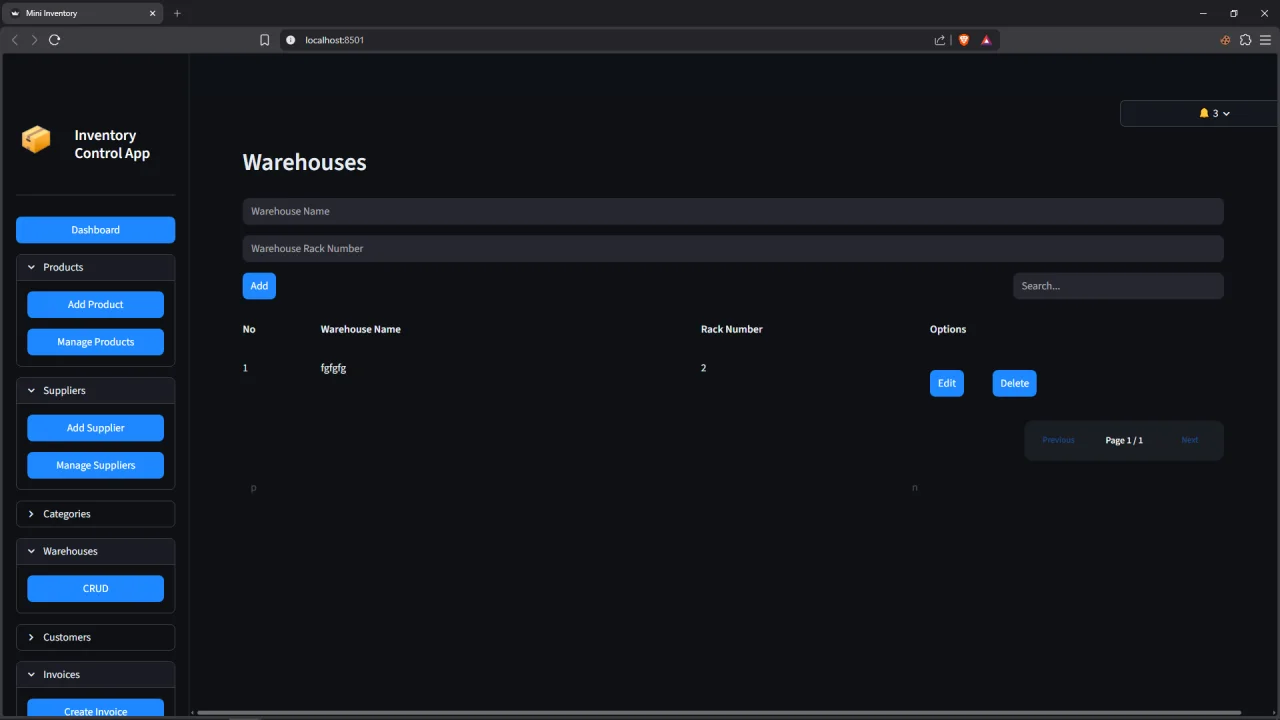 Advanced Inventory & Invoice Management System | Python Streamlit — screenshot 5