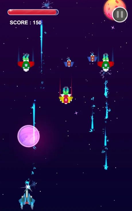 Galaxy Battle - Unity Complete Project with AdMob Ad for Android and iOS — screenshot 5