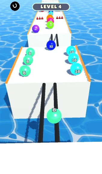 Rainbow Ball Runner 2048 — screenshot 7